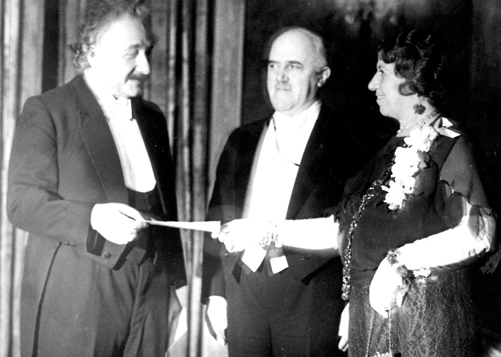 Einstein with Mr. and Mrs. Shapiro