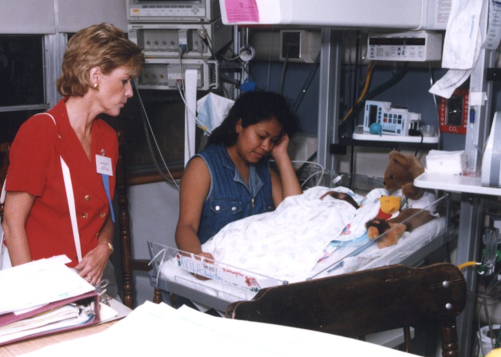 Neonatal patient with mother